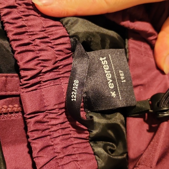 Plum colored Everest youth rain gear set - Picture 4 of 4